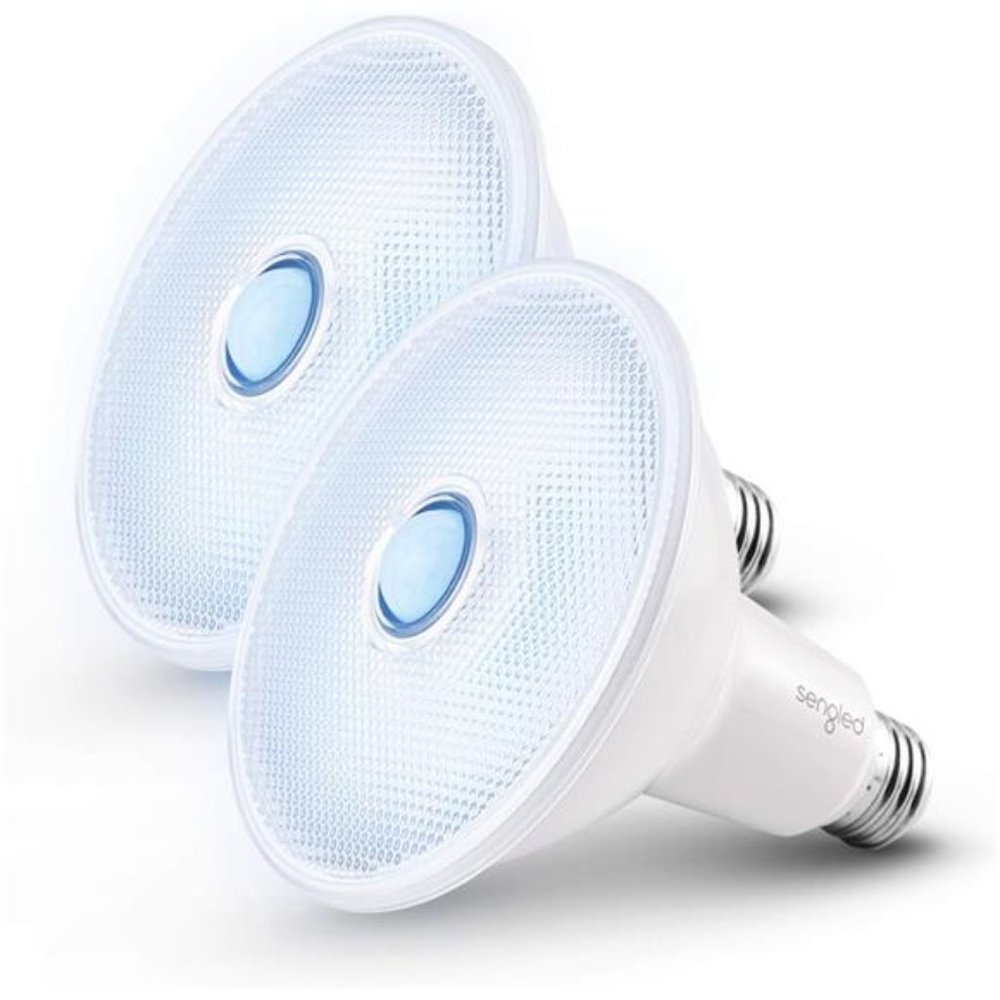 Motion Sensor Flood Light Bulbs, Dusk to Dawn LED Security Light E26 Base PAR38